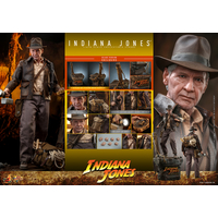 Indiana Jones and the Dial of Destiny - Indiana Jones (Deluxe Version) 1:6 Scale Figure Hot Toys 9124872 MMS717