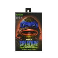 Universal Monsters/Teenage Mutant Ninja Turtles Ultimate Leonardo as the Creature 7-inch scale action figure NECA 54301