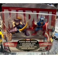 Marvel Hawkeye & Captain America Super Hero Squad action figures Hasbro C-307A