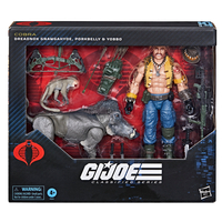 GI Joe Classified Series Dreadnok Gnawgahyde and pets Porkbelly & Yobbo 6-inch scale action figure Hasbro #125 F9241