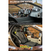 Back to the Future III - DeLorean Time Machine 1:6 Scale Figure Accessory Hot Toys 913042 MMS738
