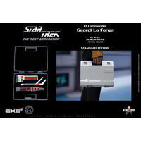 Star Trek: The Next Generation - Geordi La Forge (Version Standard) Figurine Échelle 1:6 EXO-6 (9130712)