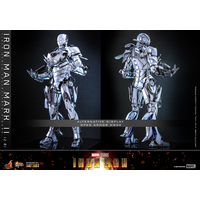 Marvel Iron Man Mark II (2_0) 1:6 Scale Figure DIECAST Hot Toys 913024 MMS733-D59