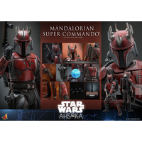 Star Wars Mandalorian Super Commando 1:6 Scale Figure Hot Toys 913183 TMS127