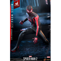Marvel Spider-Man 2 Miles Morales (Costume Amélioré) Figurine EXCLUSIVE Échelle 1:6 Hot Toys 912519 VGM55