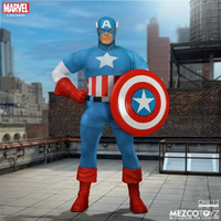 One:12 Collective Marvel Captain America – Silver Age Edition figure Mezco Toyz 76254