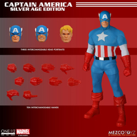 One:12 Collective Marvel Captain America – Silver Age Edition figure Mezco Toyz 76254