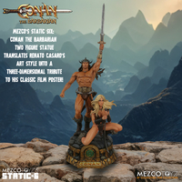 Conan le Barbare (1982) Static Six Statue Mezco Toyz 14013