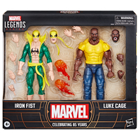 Marvel Legends Series Iron Fist and Luke Cage Set of 2 6-inch scale action figures Hasbro F9115