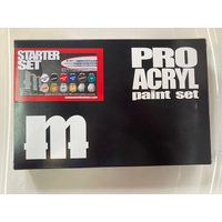 Pro Acryl Paint Set Starter Set Monument Hobbies