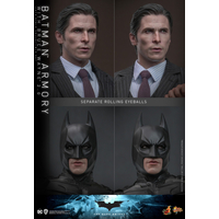 DC Batman Armory with Bruce Wayne (2_0) The Dark Knight 1:6 Scale Collectible Set Hot Toys 913435