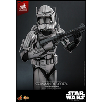 Star Wars Commander Cody (CHROME VERSION) Exclusive 1:6 Scale Collectible Figure Hot Toys 913142 MMS734