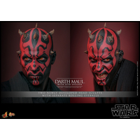 Star Wars Episode I: The Phantom Menace - Darth Maul with Sith Speeder 1:6 Scale Figure Set Hot Toys 9133632 MMS749