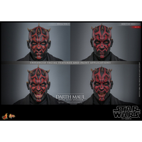 Star Wars Episode I: The Phantom Menace - Darth Maul with Sith Speeder 1:6 Scale Figure Set Hot Toys 9133632 MMS749