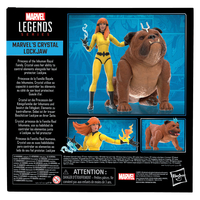 Marvel Legends Series Marvel's Crystal and Lockjaw 6-inch scale action figures Hasbro F9108