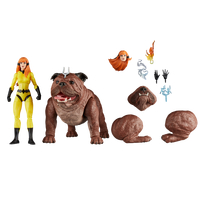 Marvel Legends Series Marvel's Crystal and Lockjaw 6-inch scale action figures Hasbro F9108