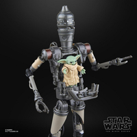 Star Wars The Black Series IG-12 & Grogu Ensemble de figurines de Luxe échelle 6 pouces Hasbro G0074