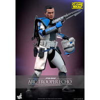 Star Wars La Guerre des Clones ARC Trooper Echo Figurine Échelle 1:6 Hot Toys 913578 TMS133