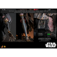 Star Wars Darth Vader (Version Endommagée) Figurine Échelle 1:6 ÉDITION COLLECTIONNEUR Hot Toys 913612