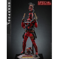 Marvel Deadpool (from Deadpool & Wolverine movie) EXCLUSIVE VERSION 1:6 Scale Figure Hot Toys 9134761 MMS746B