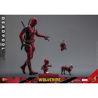 Marvel Deadpool (from Deadpool & Wolverine movie) EXCLUSIVE VERSION 1:6 Scale Figure Hot Toys 9134761 MMS746B