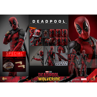 Marvel Deadpool (from Deadpool & Wolverine movie) EXCLUSIVE VERSION 1:6 Scale Figure Hot Toys 9134761 MMS746B