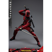 Marvel Deadpool (from Deadpool & Wolverine movie) EXCLUSIVE VERSION 1:6 Scale Figure Hot Toys 9134761 MMS746B