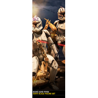 Star Wars Clone Troopers: Echo and Fives The Clone Wars Militaries of Star Wars - 1:6 Scale Figure Sideshow Collectibles 100201