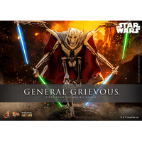 Star Wars General Grievous (Diecast Body Structure) 1:6 Scale Figure Hot Toys 913608 MMS760D67