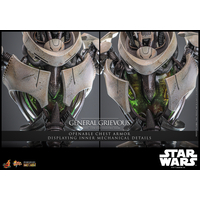 Star Wars General Grievous (Diecast Body Structure) 1:6 Scale Figure Hot Toys 913608 MMS760D67