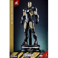 Marvel Iron Man Mark VII (Black and Gold Version) 1:6 Scale Figure Hot Toys 913356 MMS741D61