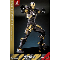 Marvel Iron Man Mark VII (Black and Gold Version) 1:6 Scale Figure Hot Toys 913356 MMS741D61
