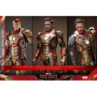 Marvel Iron Man 3 - Iron Man Mark XLII (Mark 42) 2_0 DELUXE 1:6 Scale Figure Hot Toys 9136282 MMS759D66