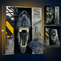 Aliens - Alien Queen Wall 1:2 Scale Sculpture Hollywood Collectibles Group (9452) 913728