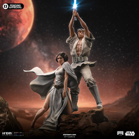 Star Wars Luke et Leia de Luxe Statue Échelle 1:10 Statue Iron Studios (LUCSWR115624-10) 913947