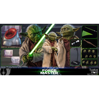 Star Wars Attack of the Clones Yoda Force Master 1:6 Scale Figure Twelve World TW2259B