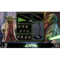 Star Wars Attack of the Clones Yoda Force Master 1:6 Scale Figure Twelve World TW2259B