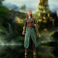 Le Seigneur des Anneaux (Série 9) Bilbo Baggins et Guerrière Elfe Tauriel Ensemble de figurines de Luxe Échelle 7 pouces Diamond Select DST85573