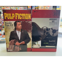 Pulp Fiction Vincent Vega 2_0 (Ponytail Version) with accessory set 1:6 Scale Star Ace Toys SA0085 SA0086 SA0086CV 906088 DLX 2.0 (product opened)