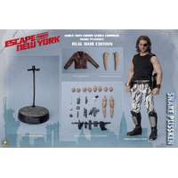 Escape from New York  Snake Plissken (Real Hair Version) 1:6 Scale Figure Asmus Collectible Toys CRW004AH 914147