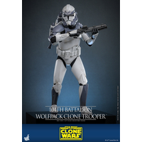 Star Wars: The Clone Wars 104th Battalion Wolfpack Clone Trooper 1:6 Scale Figure Hot Toys TMS142 914066
