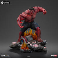 Marvel Red Hulk Statue Échelle 1:10 Iron Studios MARCAS116724-10 914210