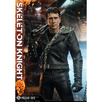 Skeleton Knight Ghost Motorcyclist Nic Cage 1:6 Scale Figure Present Toys PST-SP59