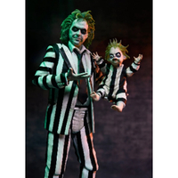 Beetlejuice Beetlejuice Ultimate Striped Suit Beetlejuice 7-Inch Scale Action Figure NECA 57304
