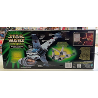 Star Wars Power of the Jedi B-Wing Fighter (Incluant une Figurine de Pilote Sullustan) 2001 Hasbro 26481