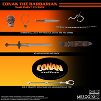 One:12 Collective Conan The Barbarian (1982): War Paint Edition Mezco Toyz 76808