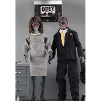 They Live: Aliens 2 Pack Retro Clothed 8-Inch Action Figure NECA