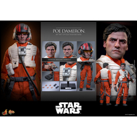 Star Wars: The Force Awakens Poe Dameron 1:6 Scale Figure Hot Toys MMS806 903335