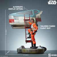 Star Wars Luke Skywalker & X-Wing: Red Five, Standing By Premium Format Figure Sideshow Collectibles 3008952