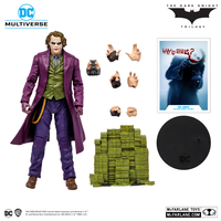 DC Multiverse Le Chevalier Noir Le Joker (collect to build Bane) Figurine 7 pouces McFarlane